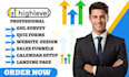 gohighlevel survey ghl quiz form website funnel builder calendar and appointment