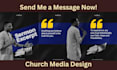 design a modern church flyer, sermon series, and ministry graphic