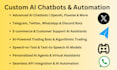 build rag,chatbots, and agents for saas with custom trained llms