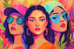 create doodle illustration, cartoon and nft art