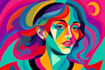 create magical abstract art, psychedelic, surrealism, cubism
