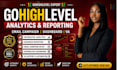 do gohighlevel analytics and reporting email campaign go highlevel dashboard va