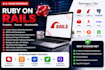 develop, fix, and maintain ruby on rails web applications