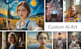 create unique ai image, portrait fusion, or custom ai artwok
