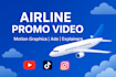 chart graphic media ads for travel agencies