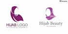 create hijab logo design for your brand