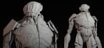 create 3d alien character 3dweird alien,3d zbrush 3d character design ue5 model