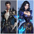 draw fantasy character portraits, concept art, character design