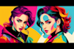 make an unique wpap pop art style