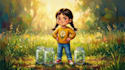 design children story book, child book illustration, picture book illustration