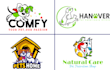 draw a mascot logo design for your kennel, pet shop