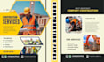 design attractive restaurant flyer, clothing, construction, electronics flyer