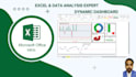 excel graphs, charts, pivot table, data clean, PDF to excel and dashboard