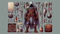 draw your dnd character and items