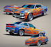 create itasha car wrap design, racing car wrap, wrap design