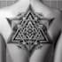 create unique custom geometric tattoo design