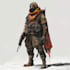make a game character art concept art