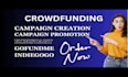 do crowdfunding campaign creation promotion on kickstarter indiegogo gofundme