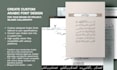 design a custom arabic wordmark, calligraphy, and font