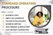 write sops, employee handbook, policies and business process manuals