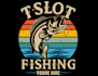 make a vintage fishing logo