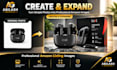 create, expand and resize product photos for amazon listing