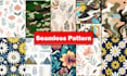 design seamless pattern for fabric design