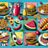design food pop art of your foods