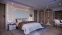 make design and renders of living room, kitchen, bedroom, bathroom, apartments