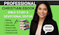 be christian book editor bible study and daily devotion