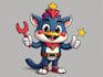 special cartoon mascot character