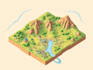 draw amazing vector or isometric map illustrations