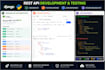 develop django rest API, backend and admin dashboard for your web app