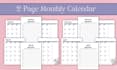 create customized printable planners, journals and calendars