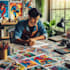 create comic book and custom illustrations