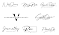 design handwritten signature, luxury, scripted, cursive logo
