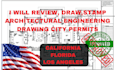 draw structural, engineering drawing, floor plan, architectural stamp adu permit