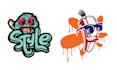 create hand drawn t shirt cartoon graffiti  logo