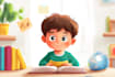 make children book illustration cartoon illustration