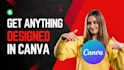design any canva design for you in editable canva templates