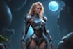 create fantasy, sci fi, character with hyperrealistic style