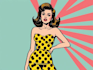 illustrate pop art or roy lichtenstein style