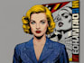 draw a retro pop art roy lichtenstein style
