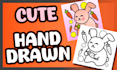 draw simple kids coloring book page KDP