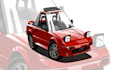 draw car vector illustration into vector chibi style