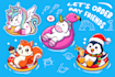 draw cute sticker design
