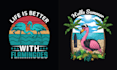 create t shirt summer ostrich logo