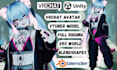 upload, design custom vrchat avatar, vrm avatar, vrchat character, vr character