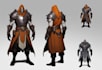 design concept art of a character, environment or object