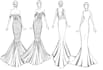 illustrate bridal gown for you